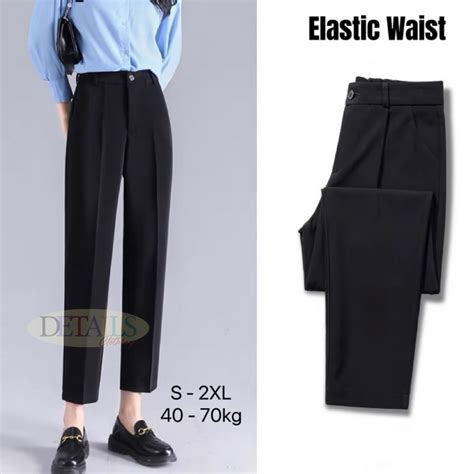 Seluar Slek Wanita Slack Pants Women Urban Design Seluar Kerja Wanita