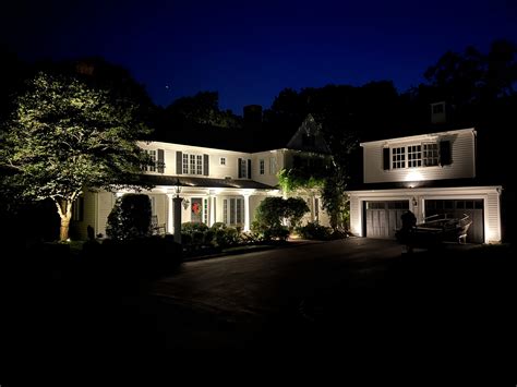 gallery night view outdoor lighting