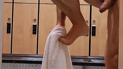 Horny Boy Shows Off Huge Cock And Cums In Public Locker Room American Gay Black Porn Xhamster