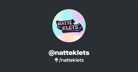 Natteklets Instagram Facebook Tiktok Linktree