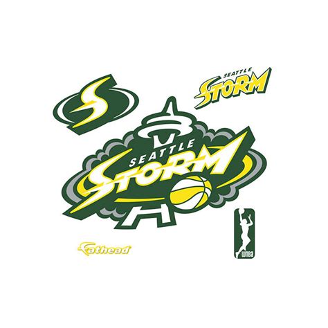 Seattle Storm Logo Wall Decal | Shop Fathead® for Seattle Storm Decor