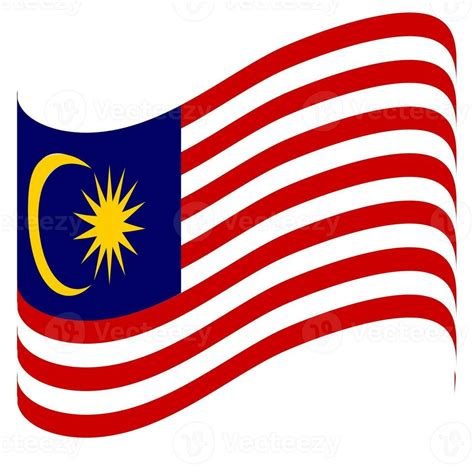 The Flag Of Malaysia Malaysian Flag Bendera Malaysia 28190302 Stock