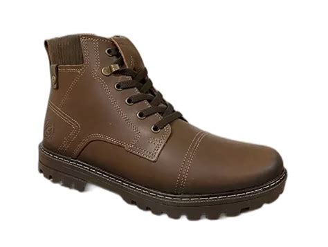 Bota Coturno Pegada 181554 Masculino Marrom