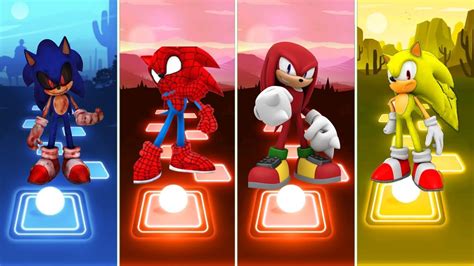 Sonic Exe Super Sonic Knuckles Sonic Spiderman Sonic Sonic Edm