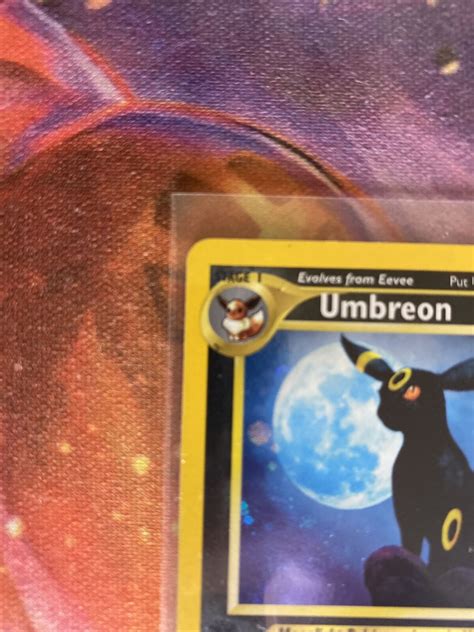 Pok Mon Tcg Umbreon Neo Discovery Holo St Edition Holo Rare Ebay