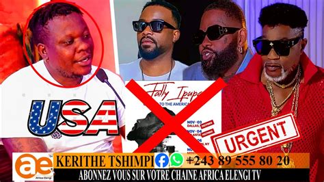 KAKE NINI EKOMELI FALLY IPUPA CE SOIR AFFAIRE VISA ÉTATS UNIS ALEXIS