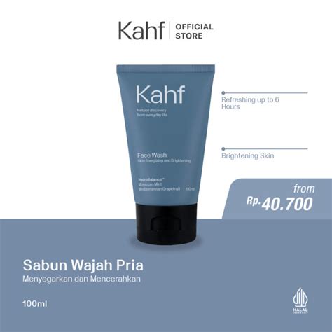 Kahf Face Wash Ml Sabun Wajah Pria Lazada Indonesia