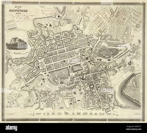 Edinburgh Map, Old Edinburgh Map, Edinburgh Plan, Old Edinburgh Plan ...