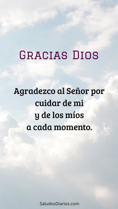 Siempre, Dios, Agradecimiento, Nubes - Saludos Diarios