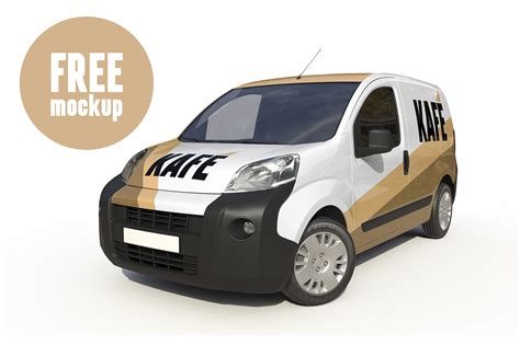 Free Van Car Wrap Psd Mockup Planetmockup