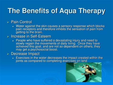 Ppt Aquatic Therapy Powerpoint Presentation Free Download Id6535512