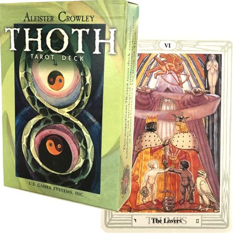 タロットカードアレイスター クロウリー トート タロット ラージ デッキ Us版 Aleister Crowley Thoth Tarot