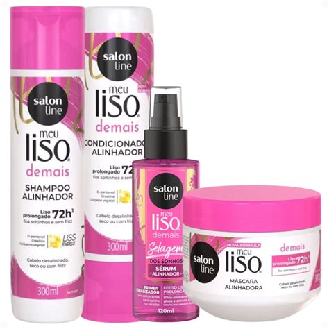 Salon Line Meu Liso Qual O Melhor - Kit Salon Line Meu Liso Demais: Liso, Hidratado e Sem Frizz - Teruya ...