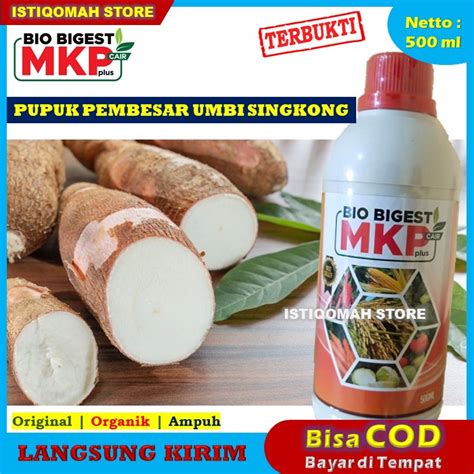 Jual BIO BIGEST 500ml MKP Cair Plus Pupuk Pembesar Umbi Singkong