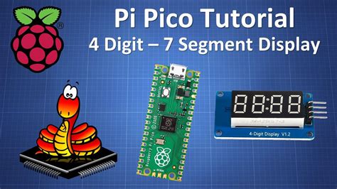 Raspberry Pi Pico Tutorial 4 Digit 7 Segment Display TM1637 Driver