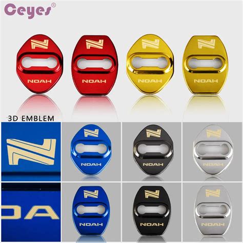 Ceyes Auto Door Lock Buckle Covers D Design Car Styling Case For