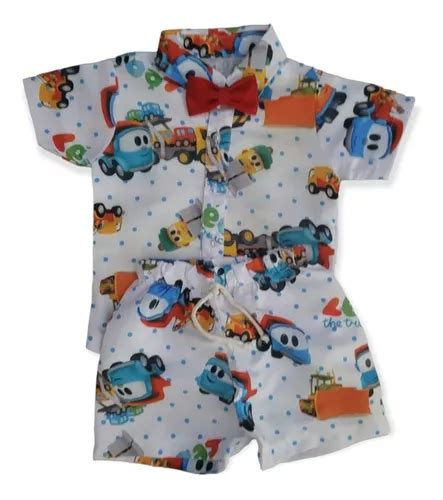 Roupa Mauricinho Conjunto Infantil Tem Tico Menino Floral Mercadolivre