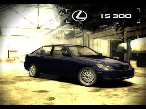 NFS Most Wanted Carrer Blacklist 14 Taz Lexus IS300 YouTube