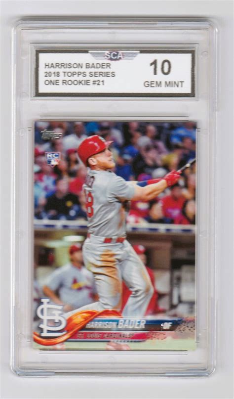 2018 TOPPS SERIES ONE HARRISON BADER ROOKIE BASEBALL CARD NEW YORK METS