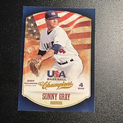 2013 Panini USA Baseball Champions Sonny Gray 108 Rookie RC B2 EBay