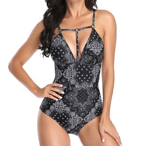 Tponi Swimsuit For Women One Piece Elastic Black Bikini Clear S Walmart