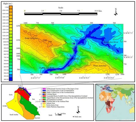 1 Tectonic Map Of Iraq Showing The Location Of The Study Area Numan