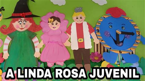 Personagens Da Linda Rosa Juvenil Para Imprimir Colorido Braincp