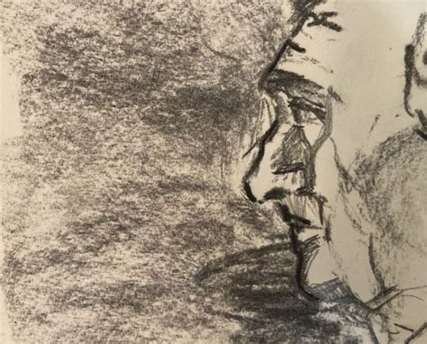 рисунок, бумага/ уголь, карандаш, sketch paper charcoal, pencil