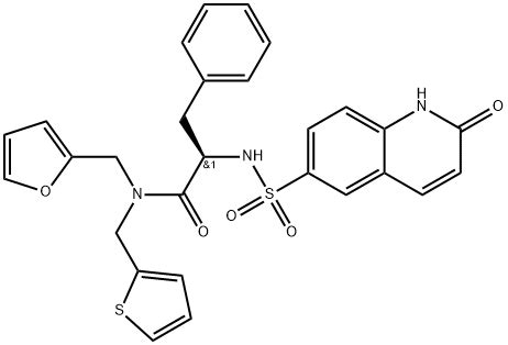 Benzenepropanamide α 1 2 dihydro 2 oxo 6 quinolinyl sulfonyl amino