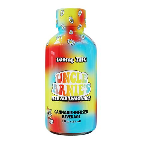 Iced Tea Lemonade 8oz 100mg Hybrid Edible Uncle Arnie S