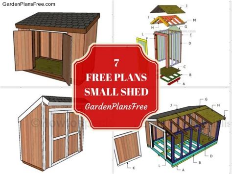 13 Free Small Garden Shed Plans Free Garden Plans How To Build Garden Projects