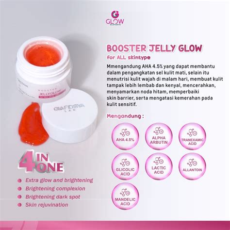 Jual Booster Jelly Glow Glafidsya Garansi Original Shopee Indonesia