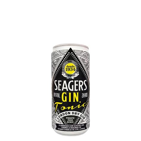 Comprar Gin Tônica Seagers London Dry Lata 269ml Stock do Brasil