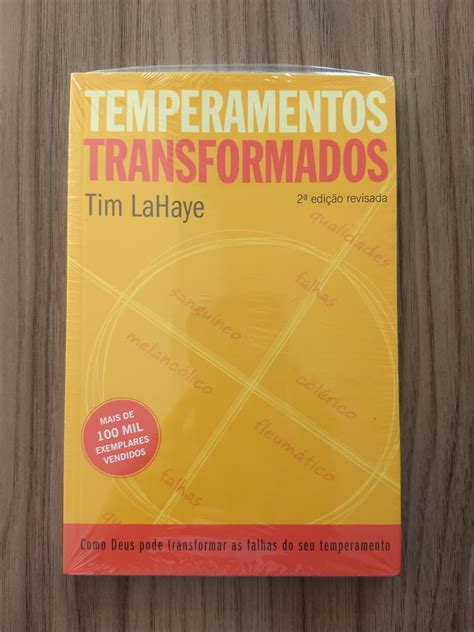 Temperamentos Transformados Tim Lahaye Livro Editora Mundo Crist O