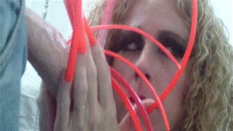 LONG SEXY FINGERNAILS MY DILDO MY BABY PINK NAILS