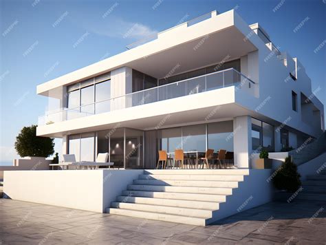 Premium AI Image | Modern luxury exterior house colors