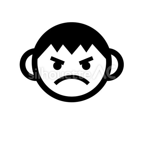 Angry face 137502 - Free Download - silhouetteAC