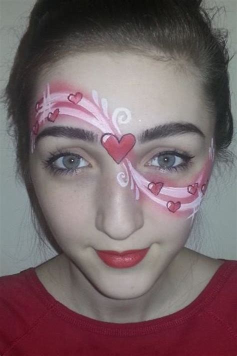 Face Painting Heart Designs At Design