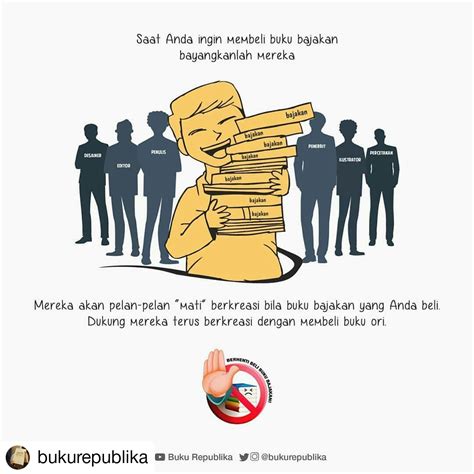 Bayangkanlah Mereka Ketika Membeli Buku Bajakan Republika Penerbit