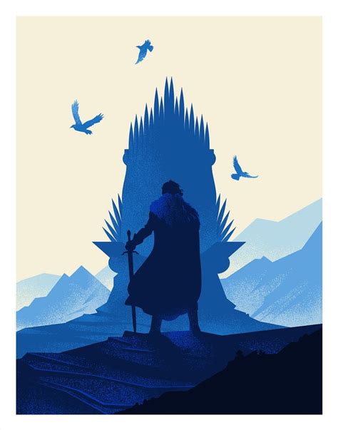 Jon Snow Game Of Thrones Silhouetten Kunstdruck Etsyde Silhouette