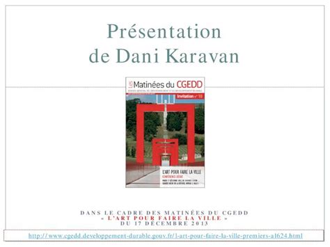 PDF Présentation de Dani Karavan Ministère de la