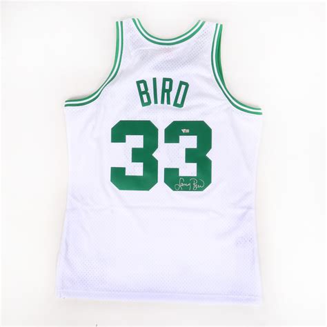 Lot Larry Bird Autographed Boston Celtics Jersey