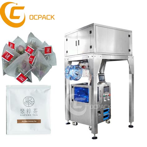 Automatic Triangular Tea Bag Packaging Machine Pyramid Tea Packing