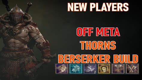 Season 1 Thorns Berserker Barbarian Build Guide DIABLO 4 YouTube