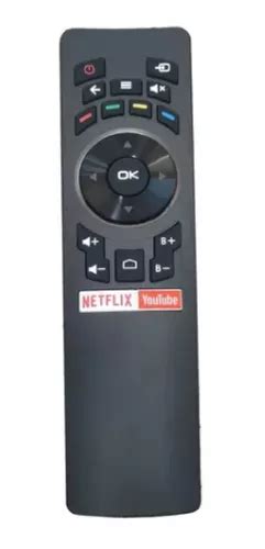 Control Remoto Compatible Con TV Multilaser Netflix Yout Keys