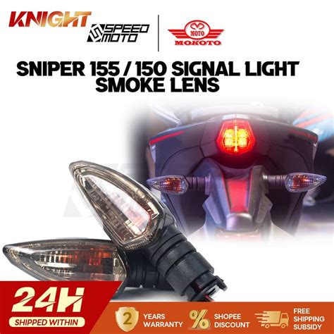 Sniper Aerox V V Signal Light Smoke And Clear Lens Z