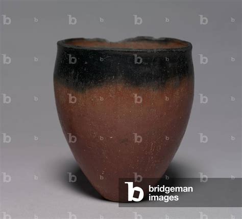 Image Of Black Topped Beaker 4500 3000 Bc Nile Silt Pottery By