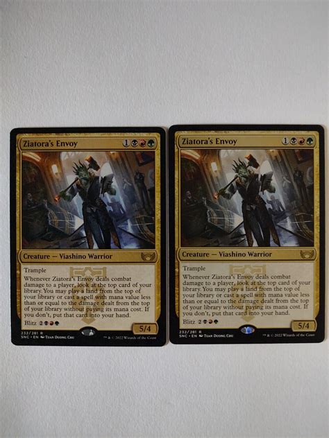 MTG Ziatora S Envoy X2 Streets Of New Capenna SNC 232 281 Regular Rare