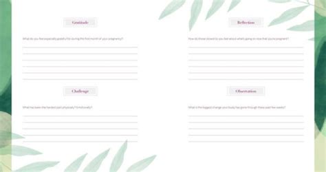 The First Time Mom S Pregnancy Journal Monthly Checklists Activities And Journal Prompts By