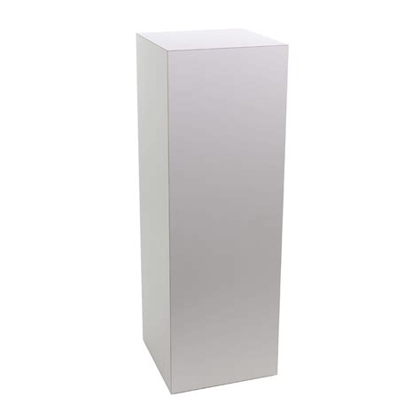 White Laminate Pedestal | White laminate, Display pedestal, Pedestal